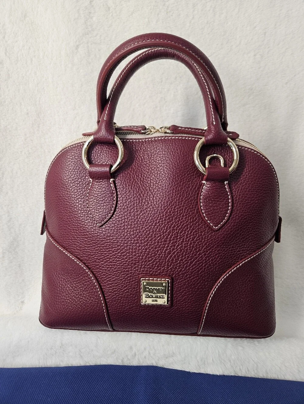 Dooney & Bourke Lucca Pebbled Leather Satchel Crossbody
